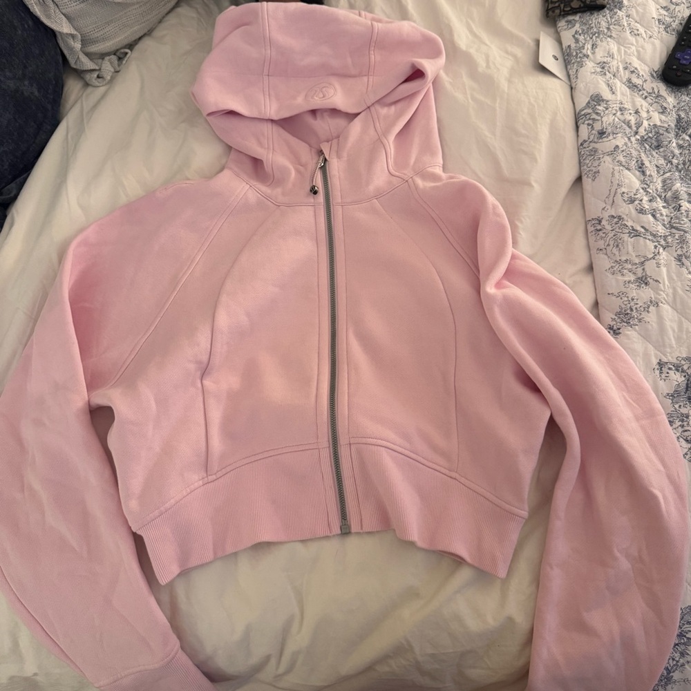 Lululemon Light Pink Fitted Zip-Up Jacket